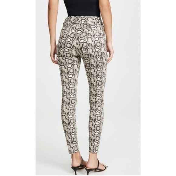 Good American Women’s 26 2 Good Legs High Rise Snake Reptile Print Skinny Jeans - Picture 7 of 7